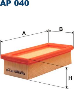 Filtron AP040 - Gaisa filtrs adetalas.lv