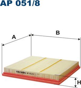 Filtron AP051/8 - Gaisa filtrs adetalas.lv