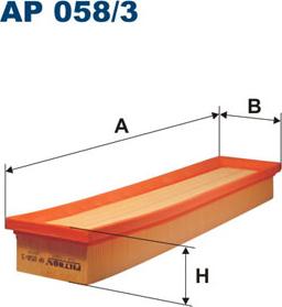 Filtron AP058/3 - Gaisa filtrs adetalas.lv