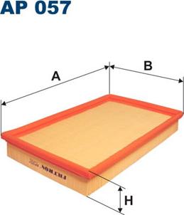 Filtron AP057 - Gaisa filtrs adetalas.lv