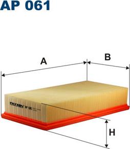 Filtron AP061 - Gaisa filtrs adetalas.lv