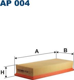 Filtron AP004 - Gaisa filtrs adetalas.lv