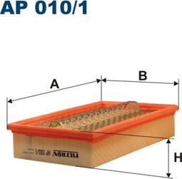 Filtron AP010/1 - Gaisa filtrs adetalas.lv