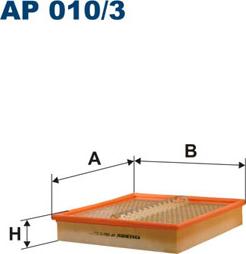 Filtron AP010/3 - Gaisa filtrs adetalas.lv