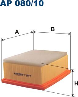 Filtron AP080/10 - Gaisa filtrs adetalas.lv