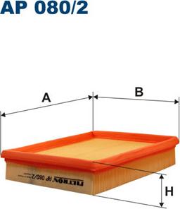 Filtron AP080/2 - Gaisa filtrs adetalas.lv
