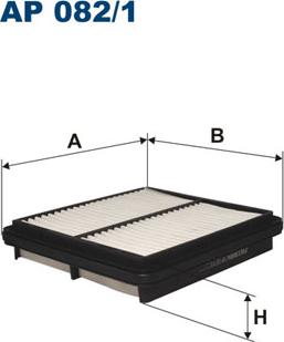 Filtron AP082/1 - Gaisa filtrs adetalas.lv