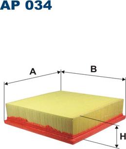Filtron AP034 - Gaisa filtrs adetalas.lv