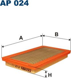 Filtron AP024 - Gaisa filtrs adetalas.lv