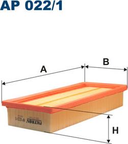 Filtron AP022/1 - Gaisa filtrs adetalas.lv