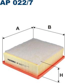 Filtron AP022/7 - Gaisa filtrs adetalas.lv