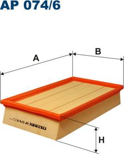 Filtron AP074/6 - Gaisa filtrs adetalas.lv