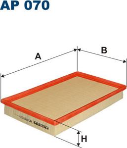 Filtron AP070 - Gaisa filtrs adetalas.lv
