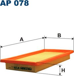 Filtron AP078 - Gaisa filtrs adetalas.lv