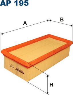 Filtron AP195 - Gaisa filtrs adetalas.lv