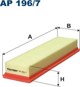 Filtron AP196/7 - Gaisa filtrs adetalas.lv