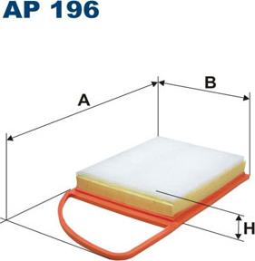 Filtron AP196 - Gaisa filtrs adetalas.lv