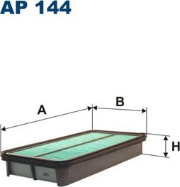 Filtron AP144 - Gaisa filtrs adetalas.lv