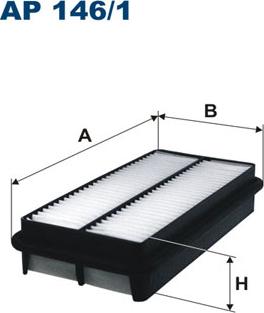 Filtron AP146/1 - Gaisa filtrs adetalas.lv