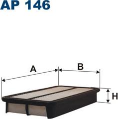 Filtron AP146 - Gaisa filtrs adetalas.lv