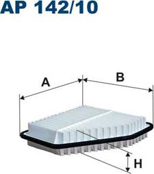 Filtron AP142/10 - Gaisa filtrs adetalas.lv