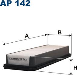 Filtron AP142 - Gaisa filtrs adetalas.lv