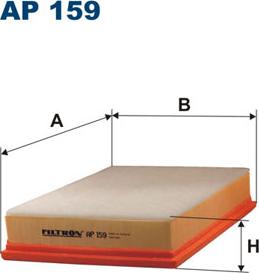 Filtron AP159 - Gaisa filtrs adetalas.lv