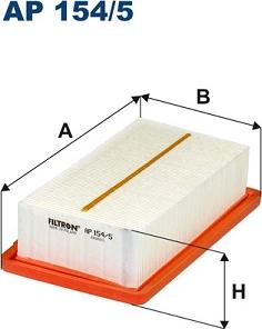 Filtron AP 154/5 - Gaisa filtrs adetalas.lv