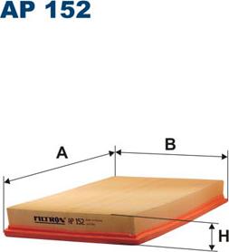 Filtron AP152 - Gaisa filtrs adetalas.lv