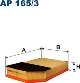 Filtron AP165/3 - Gaisa filtrs adetalas.lv