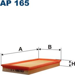 Filtron AP165 - Gaisa filtrs adetalas.lv