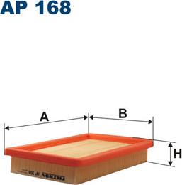 Filtron AP168 - Gaisa filtrs adetalas.lv