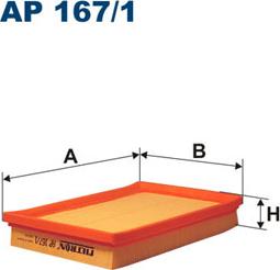 Filtron AP167/1 - Gaisa filtrs adetalas.lv