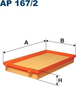 Filtron AP167/2 - Gaisa filtrs adetalas.lv