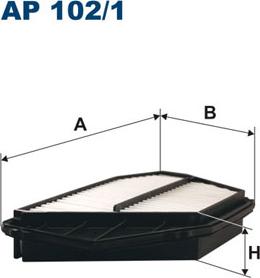 Filtron AP102/1 - Gaisa filtrs adetalas.lv