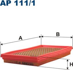 Filtron AP111/1 - Gaisa filtrs adetalas.lv