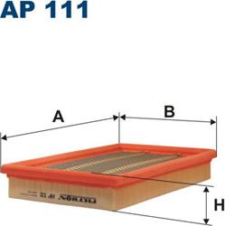 Filtron AP111 - Gaisa filtrs adetalas.lv