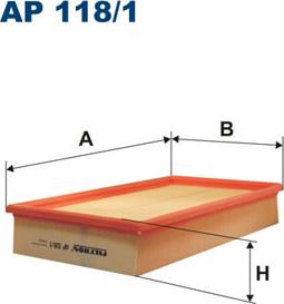 Filtron AP118/1 - Gaisa filtrs adetalas.lv