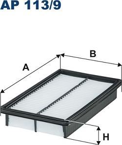 Filtron AP113/9 - Gaisa filtrs adetalas.lv