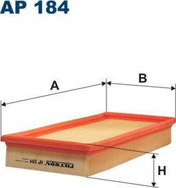 Filtron AP184 - Gaisa filtrs adetalas.lv