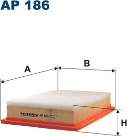 Filtron AP186 - Gaisa filtrs adetalas.lv