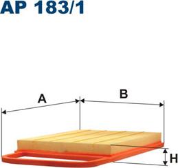 Filtron AP183/1 - Gaisa filtrs adetalas.lv