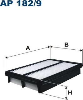 Filtron AP182/9 - Gaisa filtrs adetalas.lv