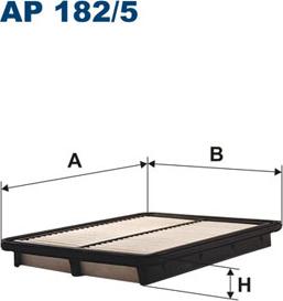 Filtron AP182/5 - Gaisa filtrs adetalas.lv