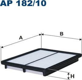 Filtron AP182/10 - Gaisa filtrs adetalas.lv