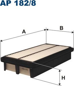 Filtron AP182/8 - Gaisa filtrs adetalas.lv