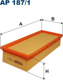 Filtron AP187/1 - Gaisa filtrs adetalas.lv