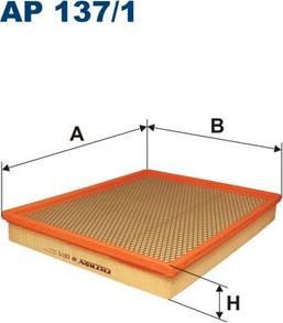 Filtron AP137/1 - Gaisa filtrs adetalas.lv