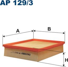 Filtron AP129/3 - Gaisa filtrs adetalas.lv