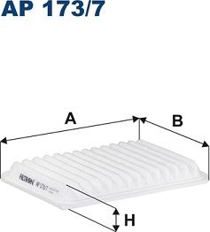 Filtron AP 173/7 - Gaisa filtrs adetalas.lv